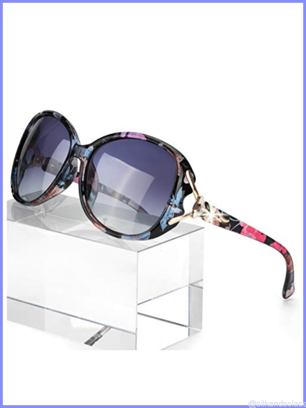 Oversized Polarized Sunglasses Retro Wrap Around UV400 Full